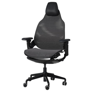 BÄSTBOLL gaming chair, black/Mjuk black, 50x120x69 cm