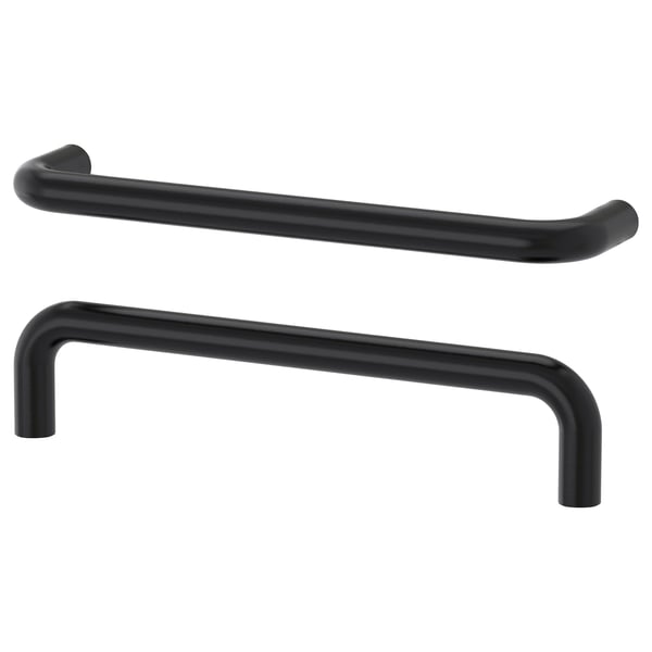 BAGGANÄS handle, black, 5 mm, 2 pack