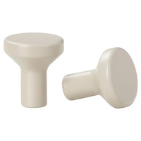 BAGGANÄS knob, beige, 21 mm, 2 pack