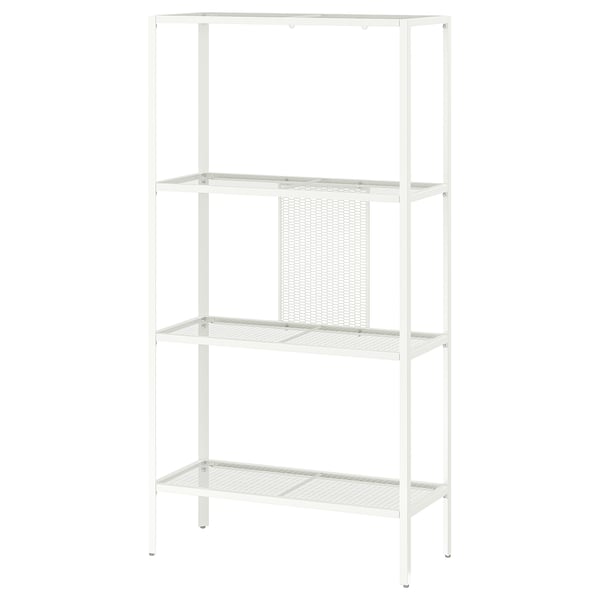 BAGGEBO shelving unit, metal/white, 60x25x116 cm