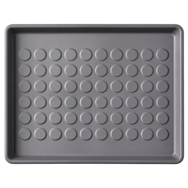 Ikea BAGGMUCK - Shoe mat, in/outdoor/grey, 46x35 cm