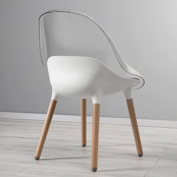 BALTSAR chair, white, 58x85x57 cm