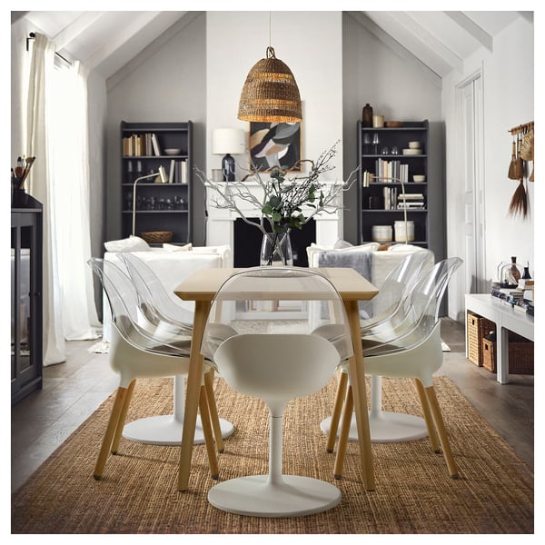 BALTSAR chair, white, 58x85x57 cm