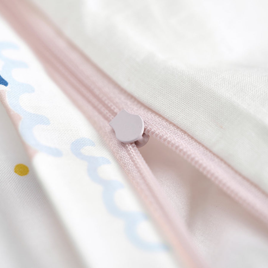 BARNDRÖM duvet cover and pillowcase, white multicolour/unicorn pattern, 150x200/50x80 cm