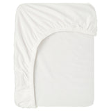 BARNDRÖM fitted sheet for extendable bed, white, 80x130 cm