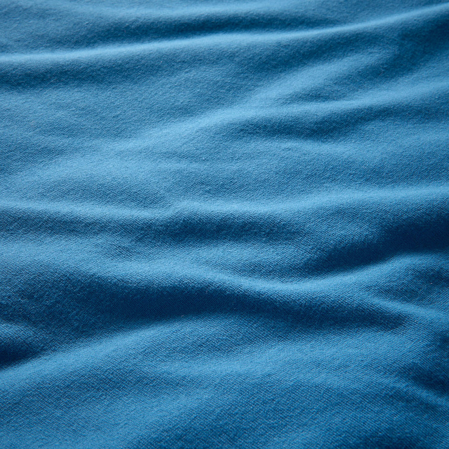 BARNDRÖM fitted sheet for extendable bed, blue, 80x130 cm