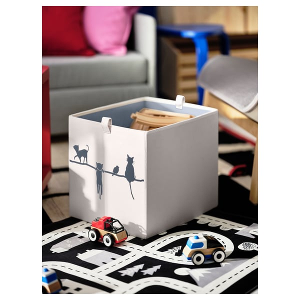 BARNDRÖM box, beige, 26x37x26 cm