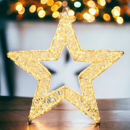 bright star warm light and cold light 2000 microled diam 55 cm