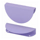 BEGRIPA handle, lilac/half-round, 7 mm, 2 pack