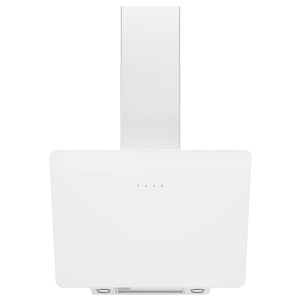 BEJUBLAD wall mounted extractor hood, white, 66 cm