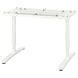 BEKANT underframe for table top, white, 120x80 cm