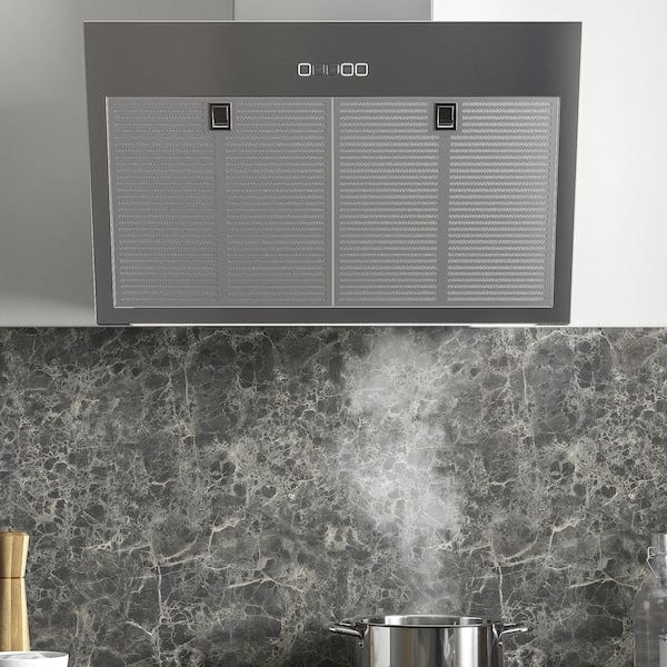 Ikea BEMÖTA Hood to be fixed to the wall - stainless steel color , 70 cm