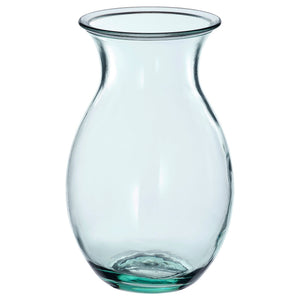 BERGKÖRSBÄR vase, glass/green, 20 cm
