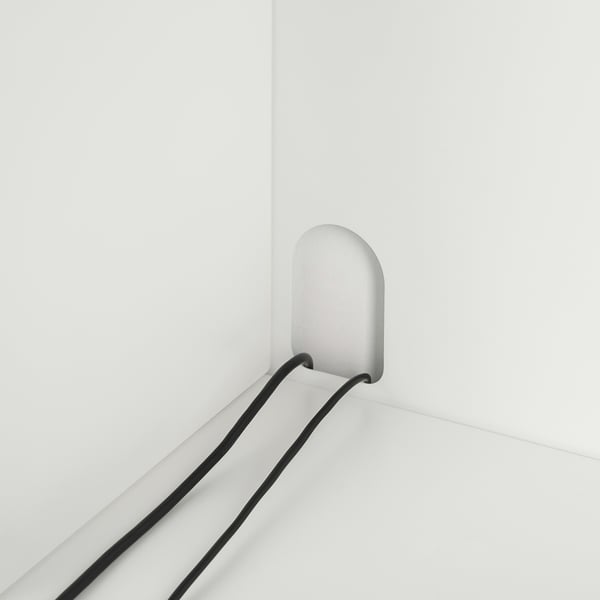 BERGLÄRKA desk, white/tiltable, 100x70 cm