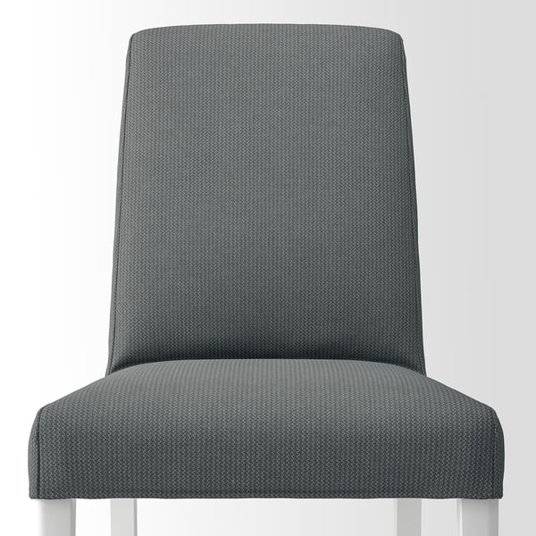 BERGMUND chair, white/Nykvarn grey, 52x95x59 cm