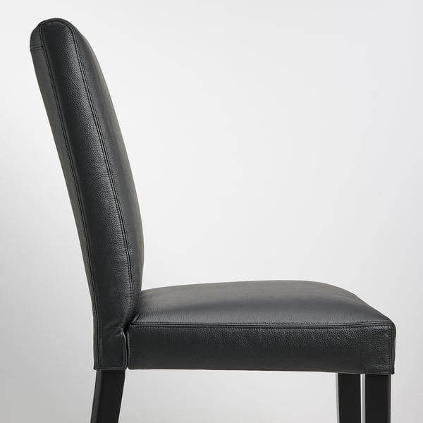 BERGMUND chair, black/Glose black, 52x95x59 cm