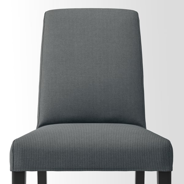 BERGMUND chair, black/Nykvarn grey, 52x96x59 cm