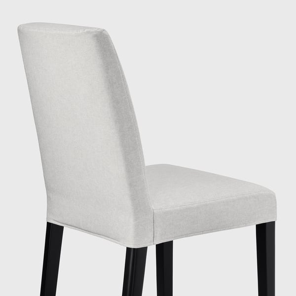 BERGMUND chair, black/Orrsta light grey, 52x95x59 cm