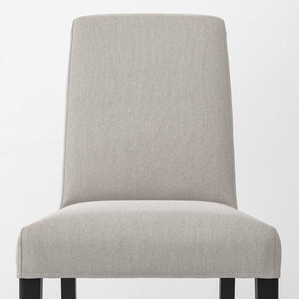 BERGMUND chair, black/Orrsta light grey, 52x95x59 cm