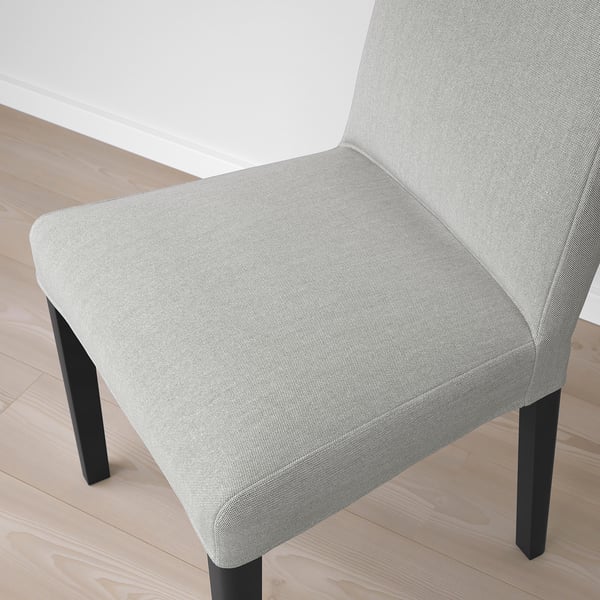 BERGMUND chair, black/Orrsta light grey, 52x95x59 cm