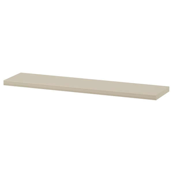BERGSHULT shelf, grey-beige, 80x20 cm