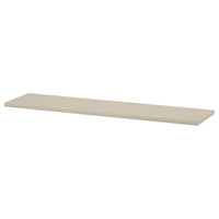 BERGSHULT shelf, grey-beige, 120x30 cm