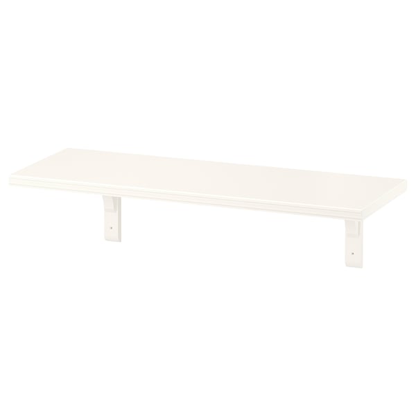 BERGSHULT / RAMSHULT wall shelf, white, 80x30 cm