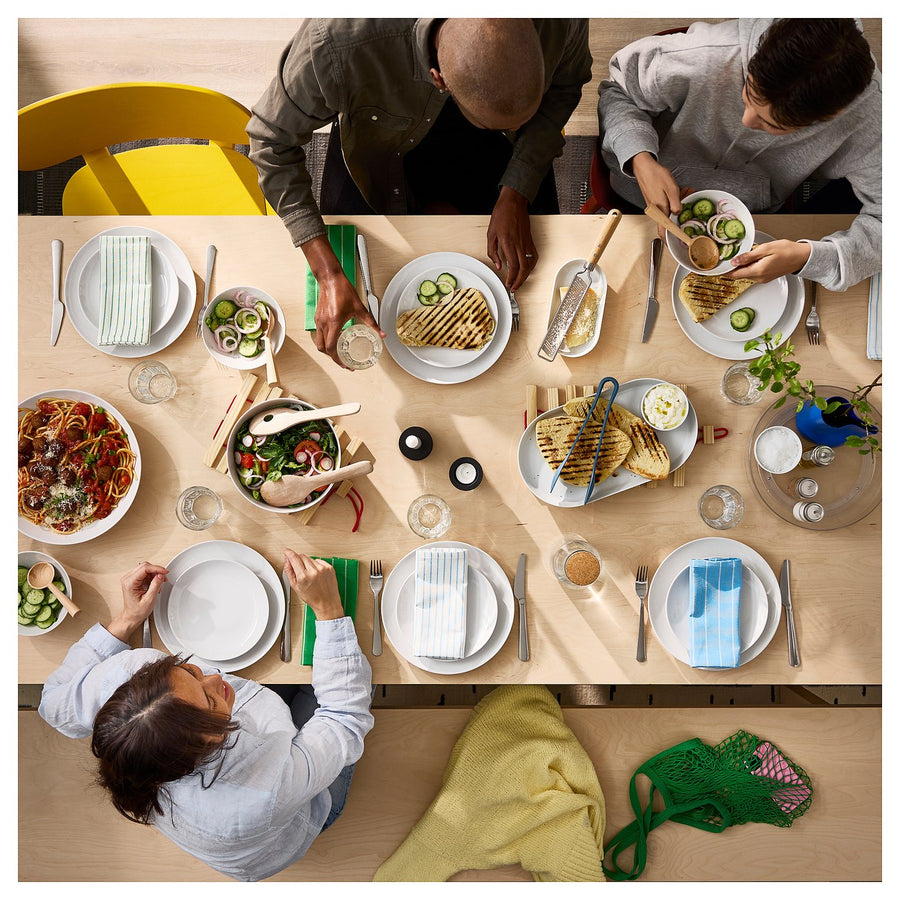 BERGSHYTTAN table, tinted effect birch veneer, 240x93 cm