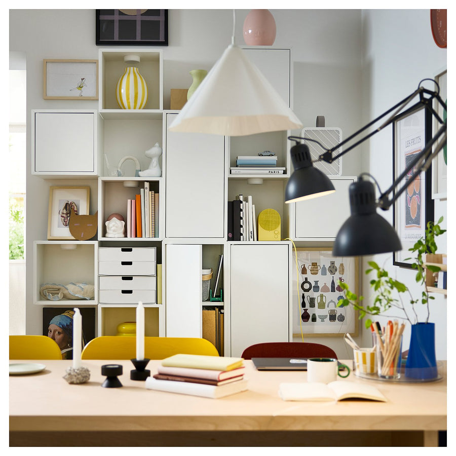 BERGSHYTTAN table, tinted effect birch veneer, 240x93 cm