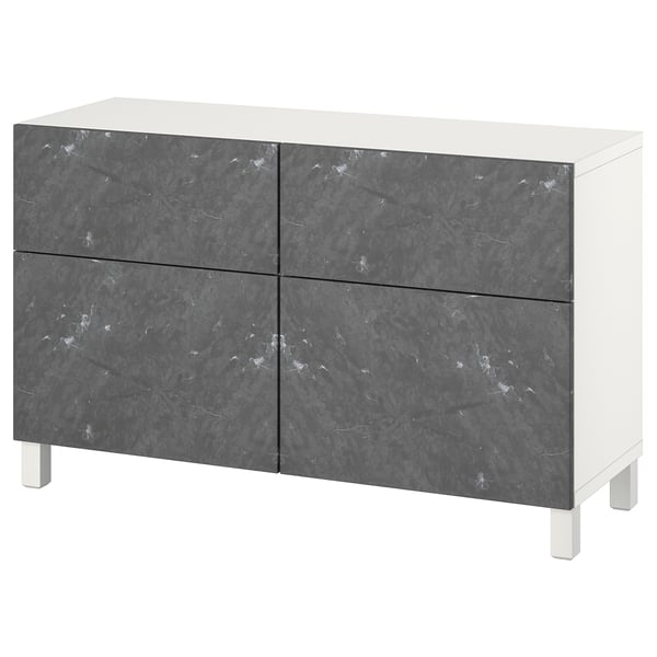 BESTÅ storage combination w doors/drawers