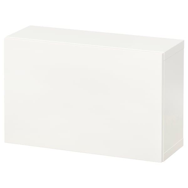 BESTÅ wall-mounted cabinet combination, white/Lappviken white, 60x22x38 cm
