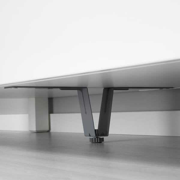 BESTÅ supporting leg, grey, 10 cm