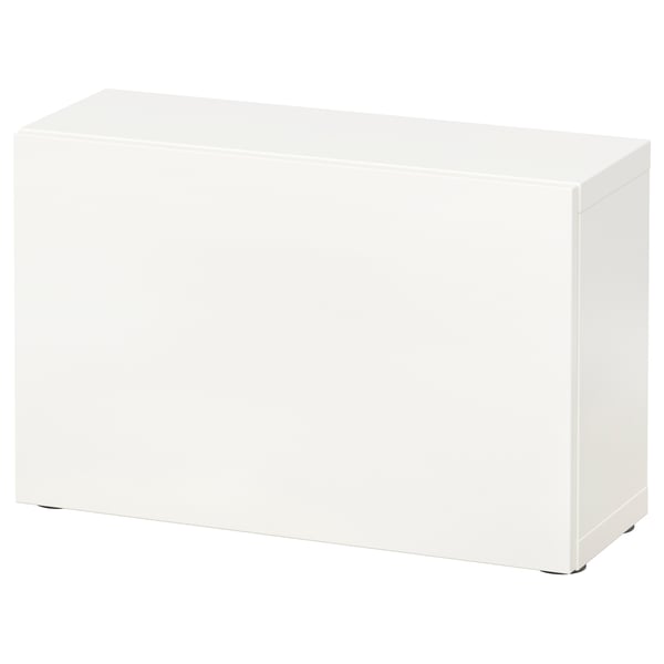 BESTÅ shelf unit with door, white/Lappviken white, 60x22x38 cm
