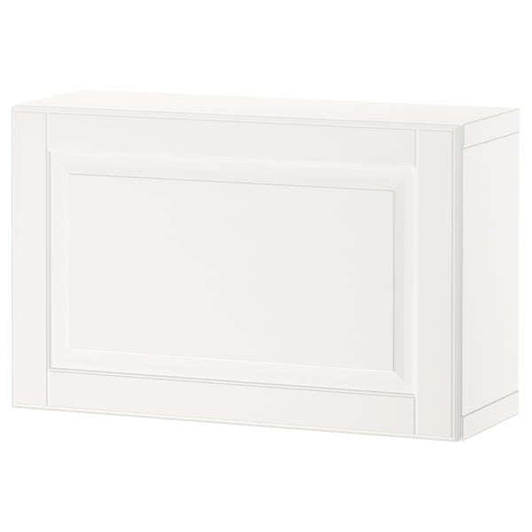 BESTÅ shelf unit with door, white/Smeviken white, 60x22x38 cm