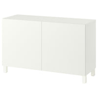 BESTÅ storage combination with doors, Förvaltare white/Stubbarp white, 120x74x42 cm