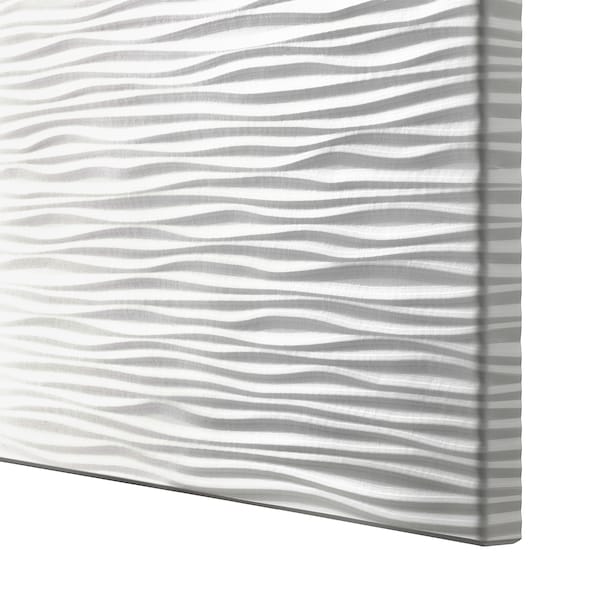 Ikea BESTÅ - TV bench with drawers, white/Laxviken/Stubbarp white, 120x42x48 cm