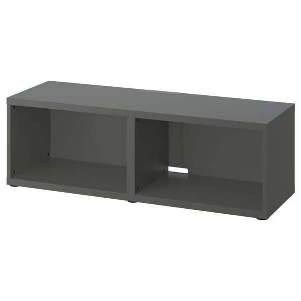 BESTÅ TV bench, dark grey, 120x40x38 cm