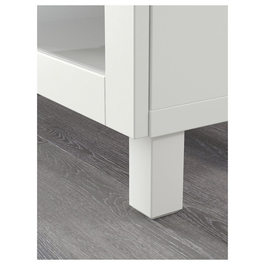 BESTÅ storage combination with drawers, Sindvik white/Förvaltare white, 180x42x75 cm
