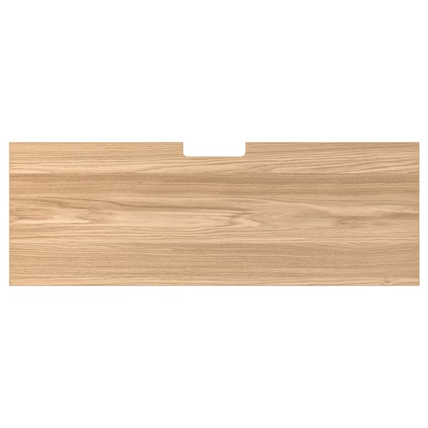 BESTÅ top panel for TV, oak veneer, 120x42 cm