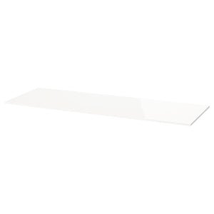 BESTÅ top panel, high-gloss white, 120x42 cm