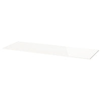 BESTÅ top panel, high-gloss white, 120x42 cm