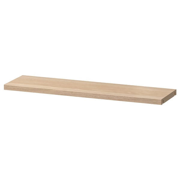 BESTÅ shelf, white stained oak effect, 56x16 cm