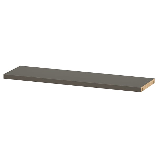 BESTÅ shelf, dark grey, 56x16 cm