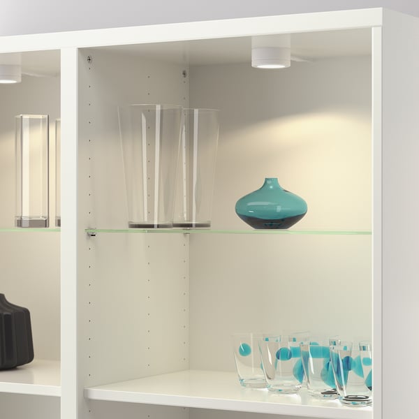 BESTÅ glass shelf, glass, 56x36 cm