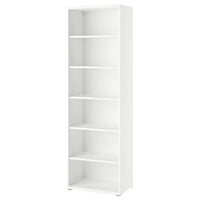 BESTÅ shelving unit, with 5 shelves/white, 60x40x193 cm