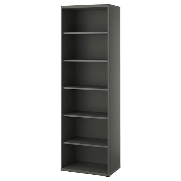 Ikea BESTÅ - Shelving unit, with 5 shelves/dark grey, 60x40x193 cm
