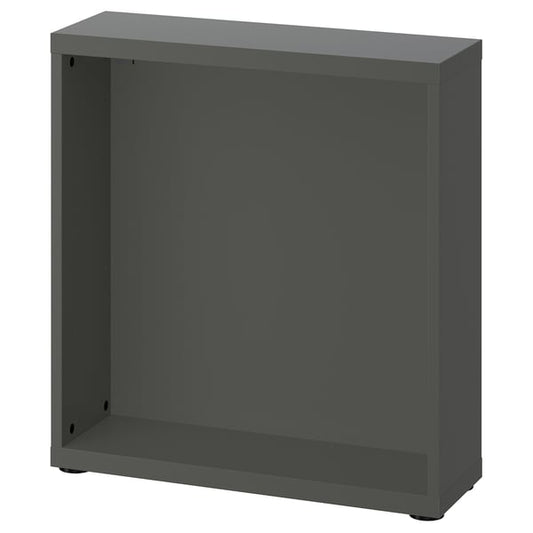 BESTÅ frame, dark grey, 60x20x64 cm