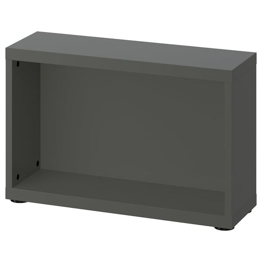 BESTÅ frame, dark grey, 60x20x38 cm