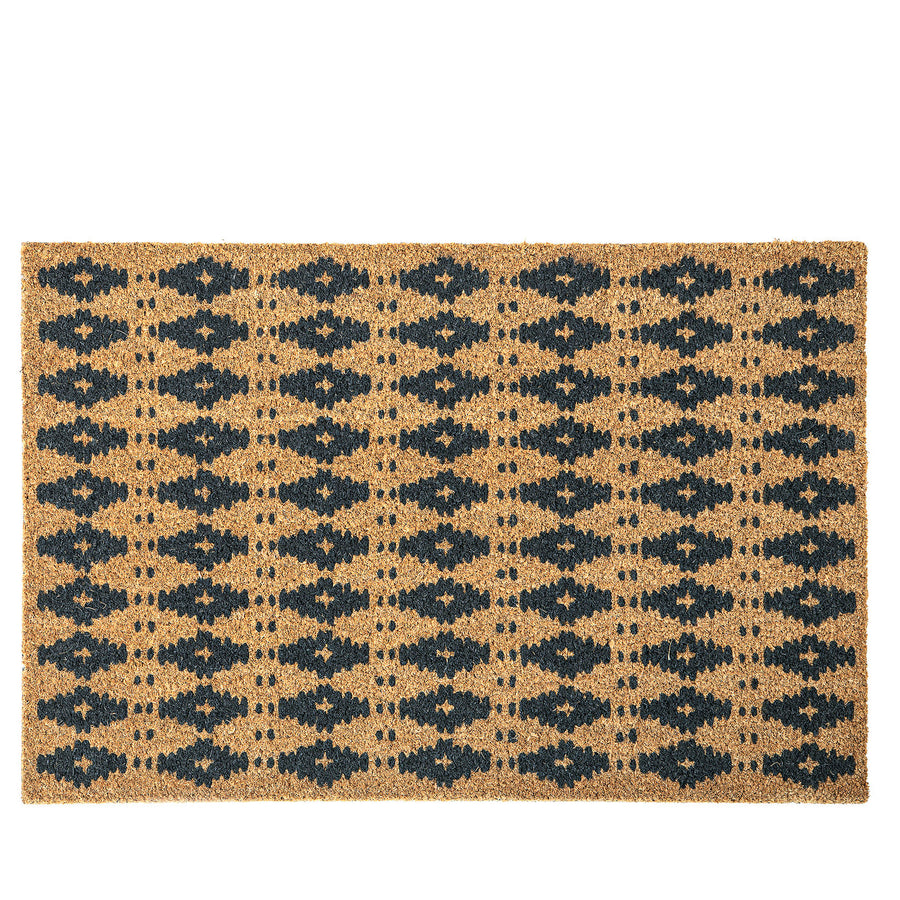 BETALVÄG door mat, coir/geometric, 90x60 cm