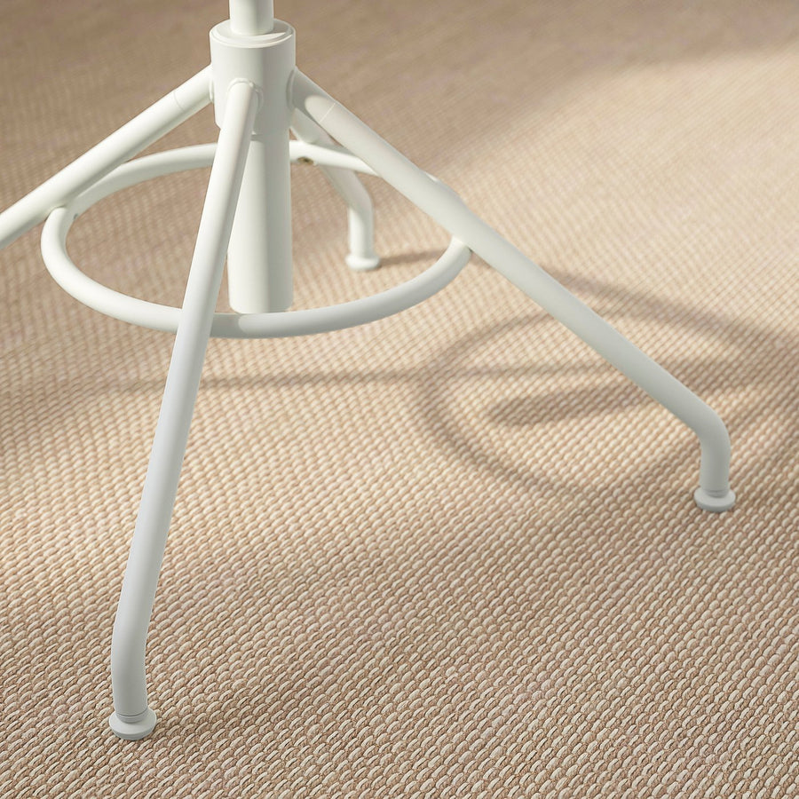 BETESHÄST / STIGBYGEL desk and chair, bamboo beige/white